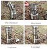 Portable Stainless Steel Wood Stove Set for Camping & Barbecue