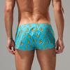 Calções de Cartoon Masculinos de Cintura Baixa Algodão Respirável Calças de Pijama para Casa Calções Finos Confortáveis Justos