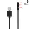 Universal Magnetic Charging Cable For Smart Black Watch USB Novel Power 2.84/4/7.62mm Pi L5L5