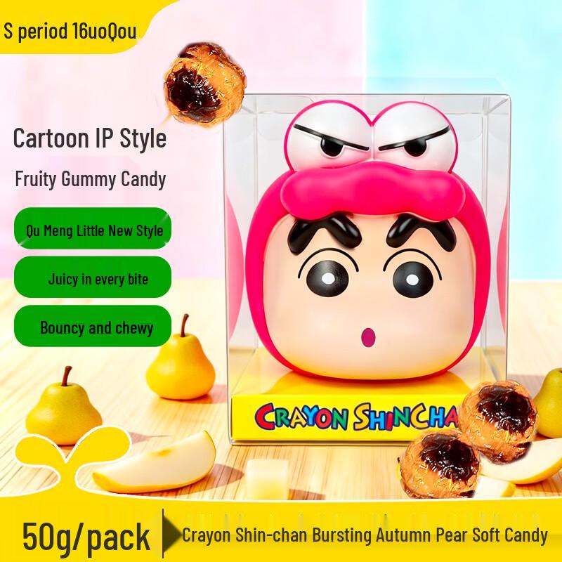 Crayon Shin-chan Crocodile Head Pear Soft Candy