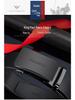 King Paul Men's Premium Cowhide Belt with Alloy Automatic Buckle - Elegant and Versatile Design