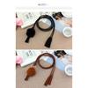 Women's korean style dress - ethnic style tassel pom-pom thin waist chain - girls' braided waist cord