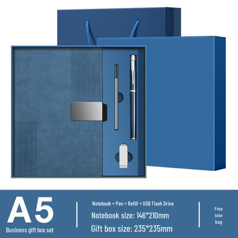 Customizable Cross-Border Gift Set: Notebook & Thermos for Office Meetings & Daily Use