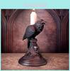 Gotisk Ljusstake i Resin Halloween Dekoration med Uggla Design för Bordsskiva