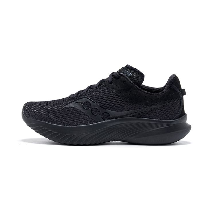 SAUCONY Kinvara 14 Cushioning Lightweight Breathable Slip-Resistant Durable Low-Top Training Running Shoes Men Sneaker Black S20823-312