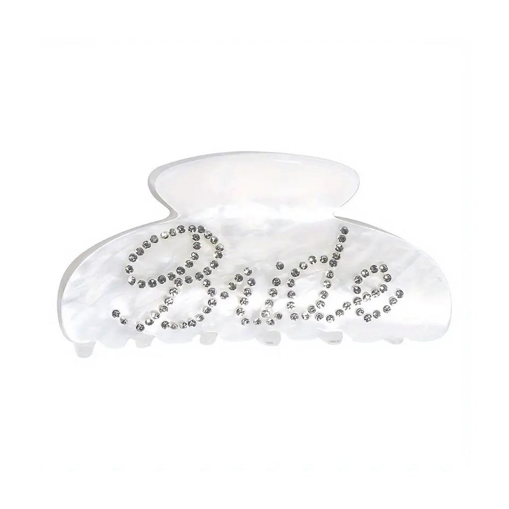 Dazzling Crystal Bridal Hair Claw Clip NonSlip Design Perfect Gift Wedding Party Accessory