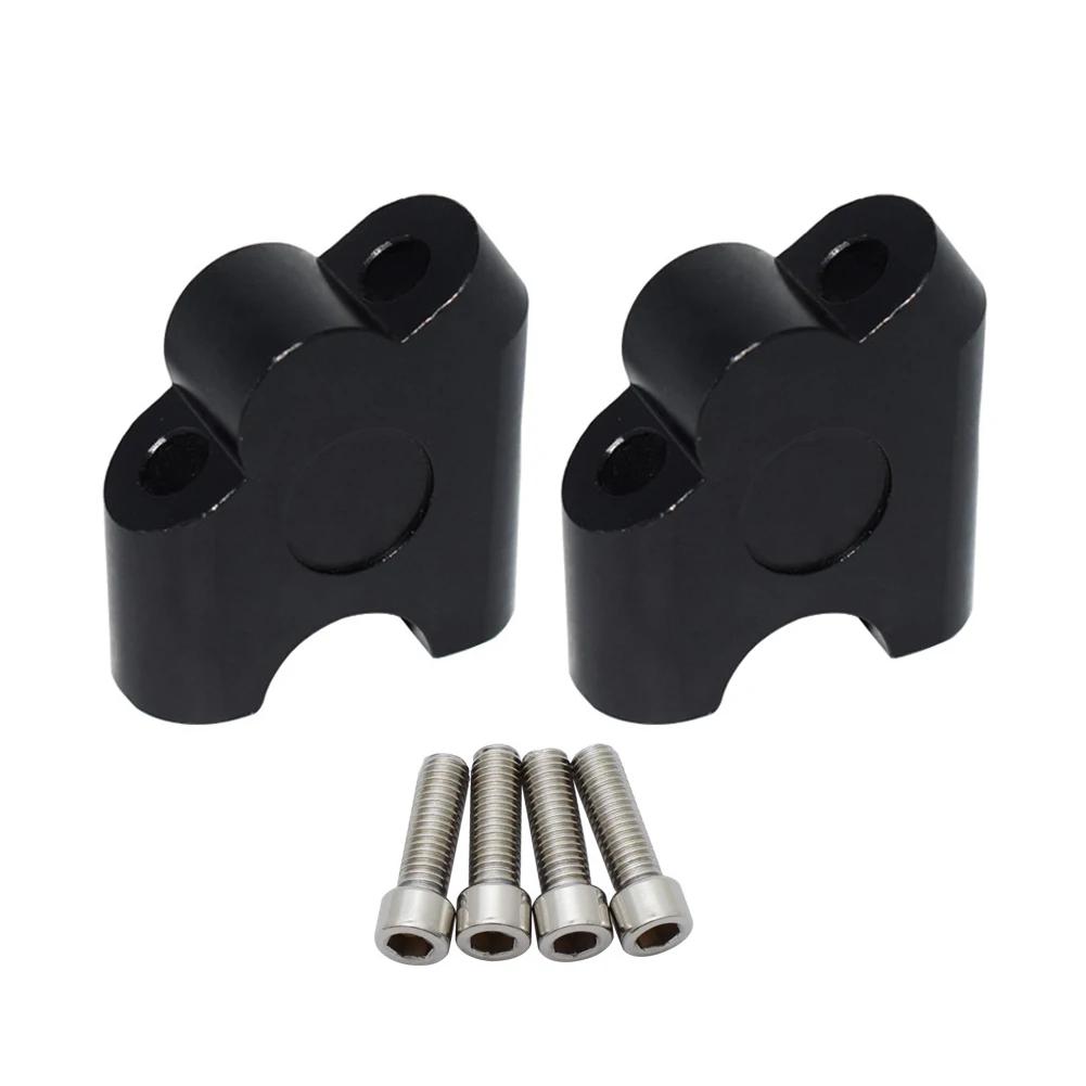 Universal 2Pcs Motorcycle 22mm Handle Riser Handlebar Clamp Mount Back Move Adapter Handlebar Riser Clamp Handlebar Parts