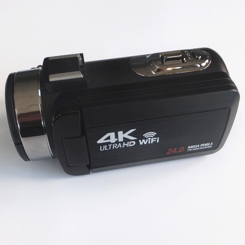 4K Digital Camcorder with WiFi Remote, 3.0-inch Touchscreen & Green Screen for Live Streaming.