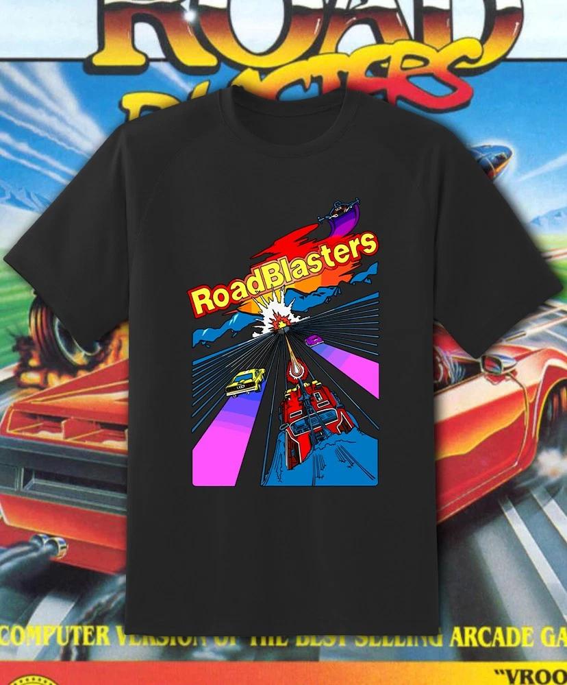 

Roadblasters Retro Video Game T Shirt Youth M - Adult 6XL Fast Ship! S
