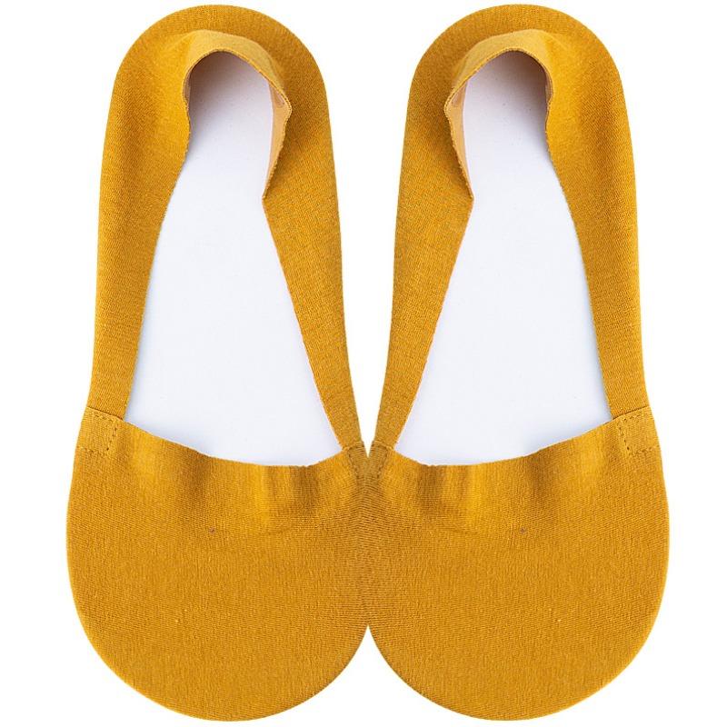 Female Summer Thin Cotton Non Slip Non Drop Heel Low Top Invisible Boat Socks