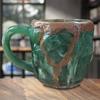 Mineral Faux Crystal Coffee Mug 11 Oz Faux Crystal Mineral Water Cup Unique Design Heat Retention Drinking Mug for Home And Office