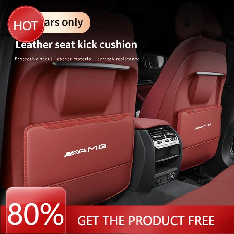 Autosticker Autostoel Rugleuning Bescherming Anti-Schopkussen Stoel Opbergtas Voor Mercedes-Benz AMG A C E V Klasse Sprinter GLC ML SLK SL V