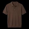 JOW Men's Fine Spun Machine Washable 100% Wool Short Sleeve Polo Shirt