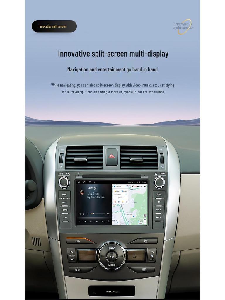7 To 9-Inch Volkswagen Universal Car Navigation System with Button Controls, Android GPS All-in-One