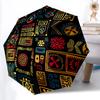 1pc Abstract Patterns Open/Close Folding Umbrella, All- Portable Umbrella for & Men, Stylish Accessory (Holiday Gift) 8-Rib Yy251213152