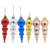 2025 New 6pcs Multiple-Color Christmas Decoration Christmas Tree Pendant Ornaments Props For Christmas Decor Gifts
