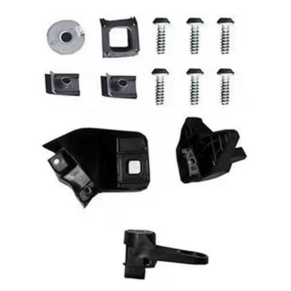 Mercedes-Benz Front Bumper Headlight Bracket Repair Kit (Pair): A1668200514, A1668200614