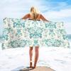Vintage Floral Beach Towel Microfiber Quick Dry Botanical Flower Bath Towel Oversized Sand Free Travel Swim Decor Gift for Women