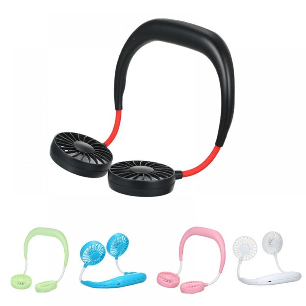Feiona Hands-free Neck Fan, Hands-free Personal Fan, Earphone Design Wearable Portable USB Rechargeable Neck Fan