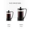 BODUM BRAZIL French Press Kaffeebereiter, 350ml, Schwarz, Edelstahl-Filter, Glasbehälter, Tauch-Kaffeebereiter [Authentisches Produkt] 10948-01