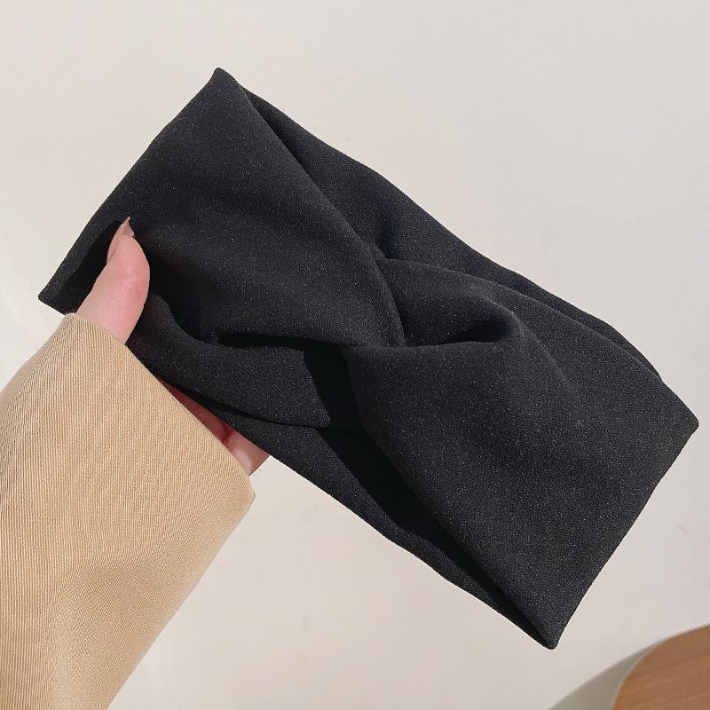 Autumn And Winter Daily Wear Wde Edged Face Wash Headband For Women Fashion Hairband Hair Accessories