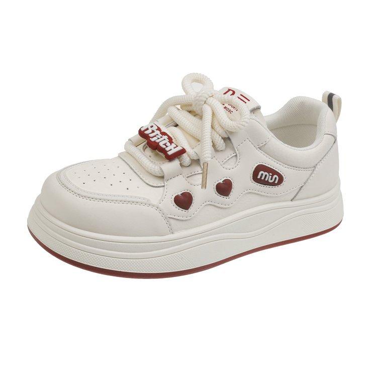 Autumn women's board shoes women's 2025 new shoes are versatile and not tired of feet, thick soles increase height women's shoes, casual shoes, w