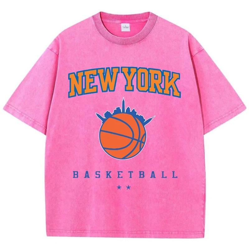More  Shoes Zomer Tianshui Oude T-shirt New York Basketbal Print Scho L