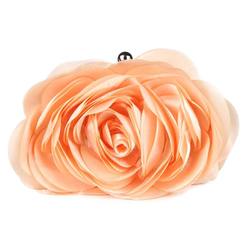 Borsa da Sera Fiore Sposa Piccola Borsa Completo Festa Borsa a Mano Matrimonio Portafoglio Donna Catena Floreale Pochette da Donna