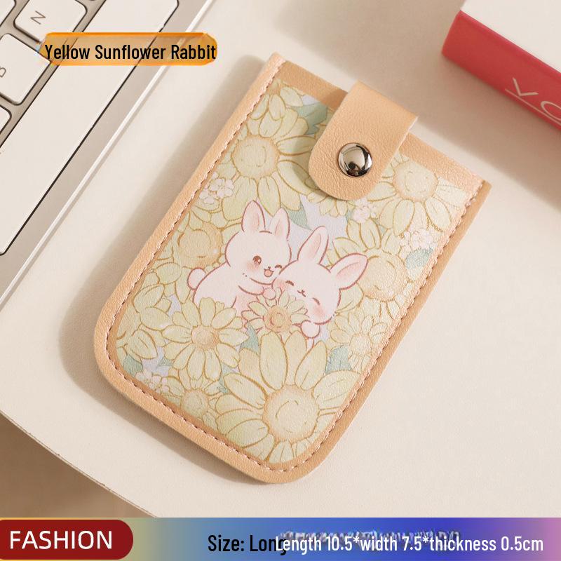 Stylish Multi-Slot Cartoon ID Card Holder - Large Capacity, Slim Design