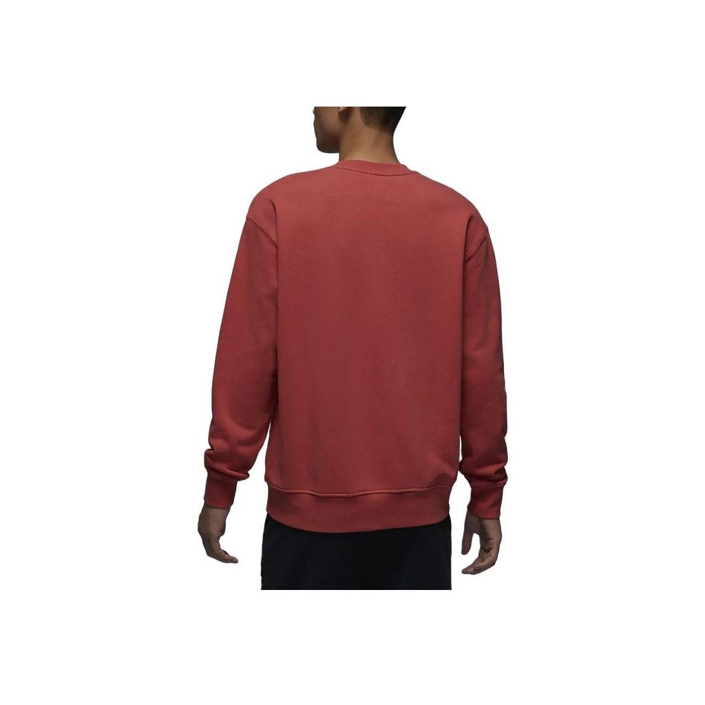 Jordan FW23 Year Of The Dragon CNY Series New Year Logo Patch Crew Neck Loose Sweatshirt Men Sweatshirt Lobster-Red FB6935-604