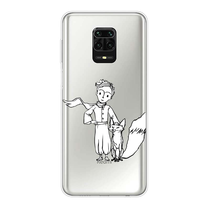 Mały Książę i Lis Silikonowe Etui Do Xiaomi Redmi Note 10 10S 9 9S Pro Max 9T 8T 8 7 6 5 Pro 5A 4X 4 Telefon Etui