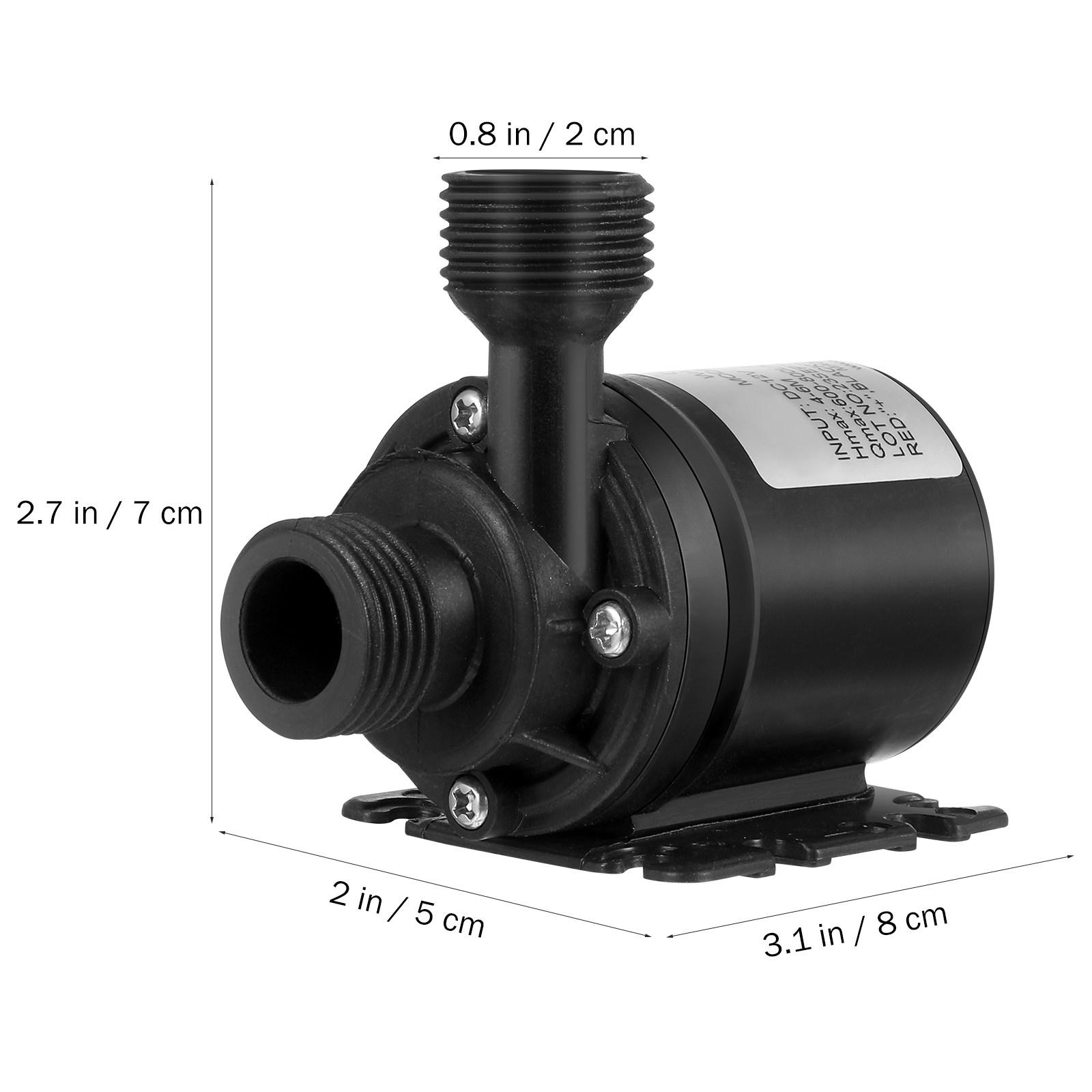 

Dc 12V Brushless Submersible Water Pump 800L H 5M Fountain Pool Aquarium Solar Circulation Water Boosting Pump Low Noise