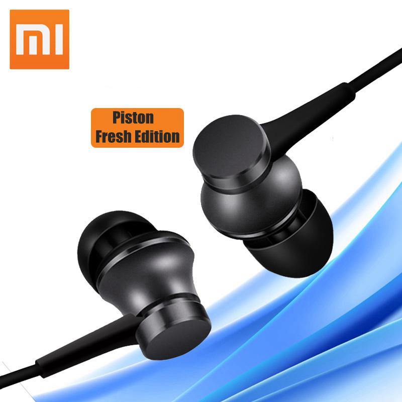 

Xiaomi наушники Поршневые свежие версии проводной контроль earphone 3.5mm в ухо Стерео гарнитура Беспроводные наушники Основные наушники