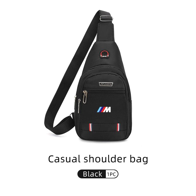 BAAW1 Car Sticker For BMW Car Men Chest Bag Crossbody Shoulder Purse Coin Wallet Accessories For BMW E46 E90 E60 F10 E39 F30 E36 F20 E