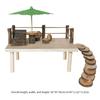 Small Pet Ladder for Hamster Cage Entertainment Jumping Platform Climbing Toy Multiple Playground Toy for Small Animals