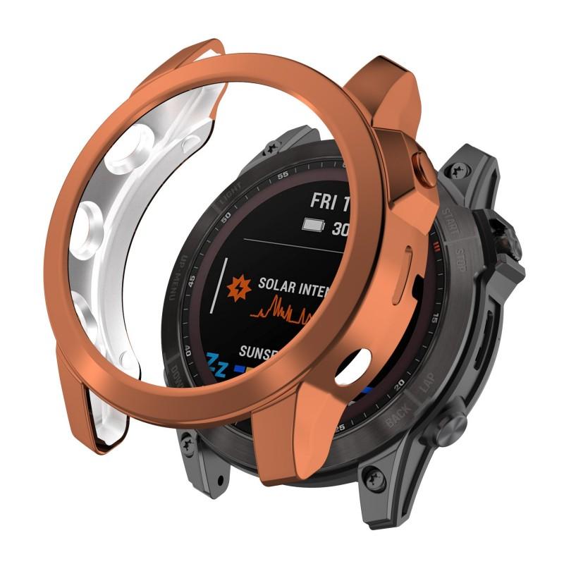 Galvanisierte TPU-Hülle für Garmin Tactix7 Abdeckung Smartwatch-Armband Hohlabdeckung Stoßfänger Für Garmin Enduro2 Schutzhülle Zubehör