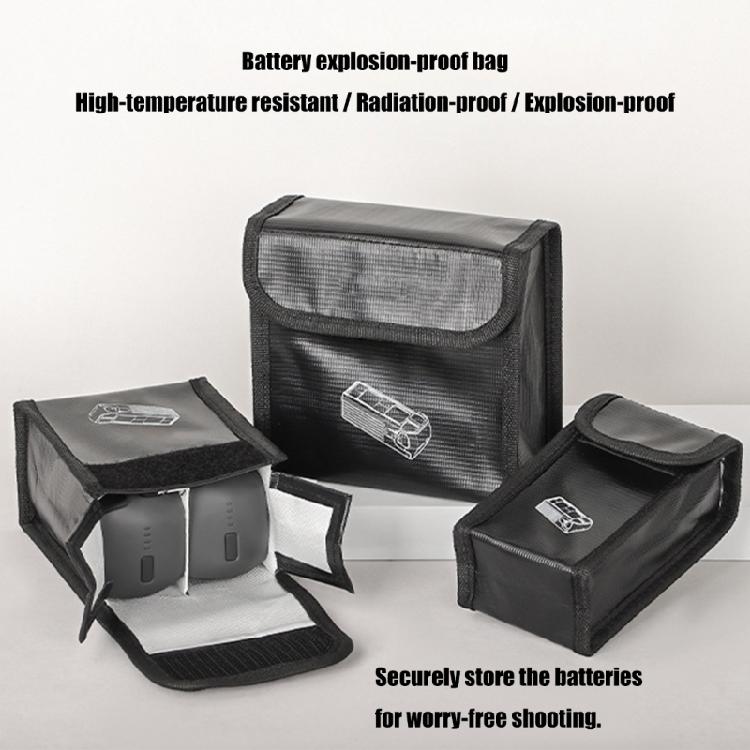Battery Portable Carrying Case For Drones Battery Storage Bag Battery Safety Bag Heat Resistant Replacement