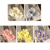 3pcs/Set Real Touch Artificial Daisy Flower Fake Chamomile Bouquet Indoor Room Home Vase Decor Fake Flowers Garden Wedding Decor