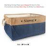 Free Custom Basket Cat Dog Toy Print Name Pet Storage Box DIY Toys Clothes Accessories Foldable Organize Customized