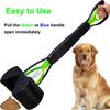 Portable Foldable Dog Poop Scooper No-Bend Pet Waste Pickup Tool Scoop for Large/Small Dogs Outdoor Walking  Lawn Cleaning Pet