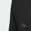 Adidas FW24 Kleine Logo Trainingsanzug Serie Mode Bequem Vielseitig Elastischer Bund Gestrickte Sporthose Damen Unterteile Schwarz JJ3561