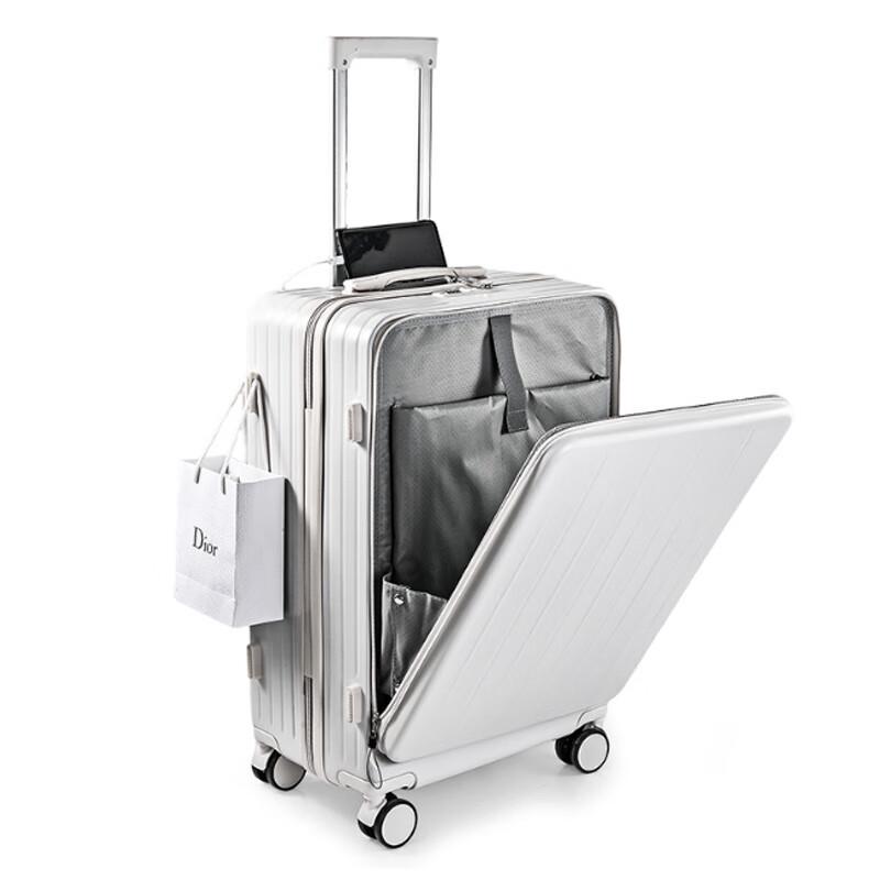 Longpin Front-Opening Hardshell Spinner Luggage 20 inch