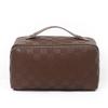 Stylish Large Capacity Grid Makeup Bag Portable Travel Waterproof Bag Storage