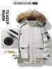 MLB & NY Collaboration Unisex Camouflage White Duck Down Jacket – Windproof, Cold-Proof, Hooded, American Brand.