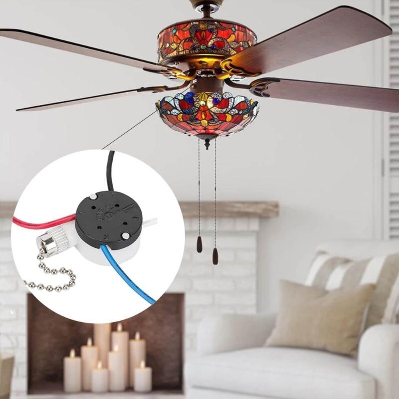 Interruttori per Ventilatore da Soffitto Aggiornati ZE-208s 3 Velocità 4 Fili Interruttori Luce Ventilatore Sostituire