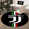 Juventus Endurance Poster Round Rug for Livingroom,Bedroom, Palyroom, Chair Rug, Area Rug, Circle Carpet, Large Size Fan Christmas Gift