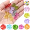 10Pcs 14*26mm Acrylic Transparent Bow Tie Loose Beads Spacer Beads For Ornament DIY Handmade Jewelry Making