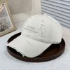 New deepened big head circumference pure cotton washed baseball cap embroidered versatile casual style peaked big eaves