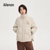 Ailaiyi Damen Daunenjacke mit Kapuze, Fake Two-Piece