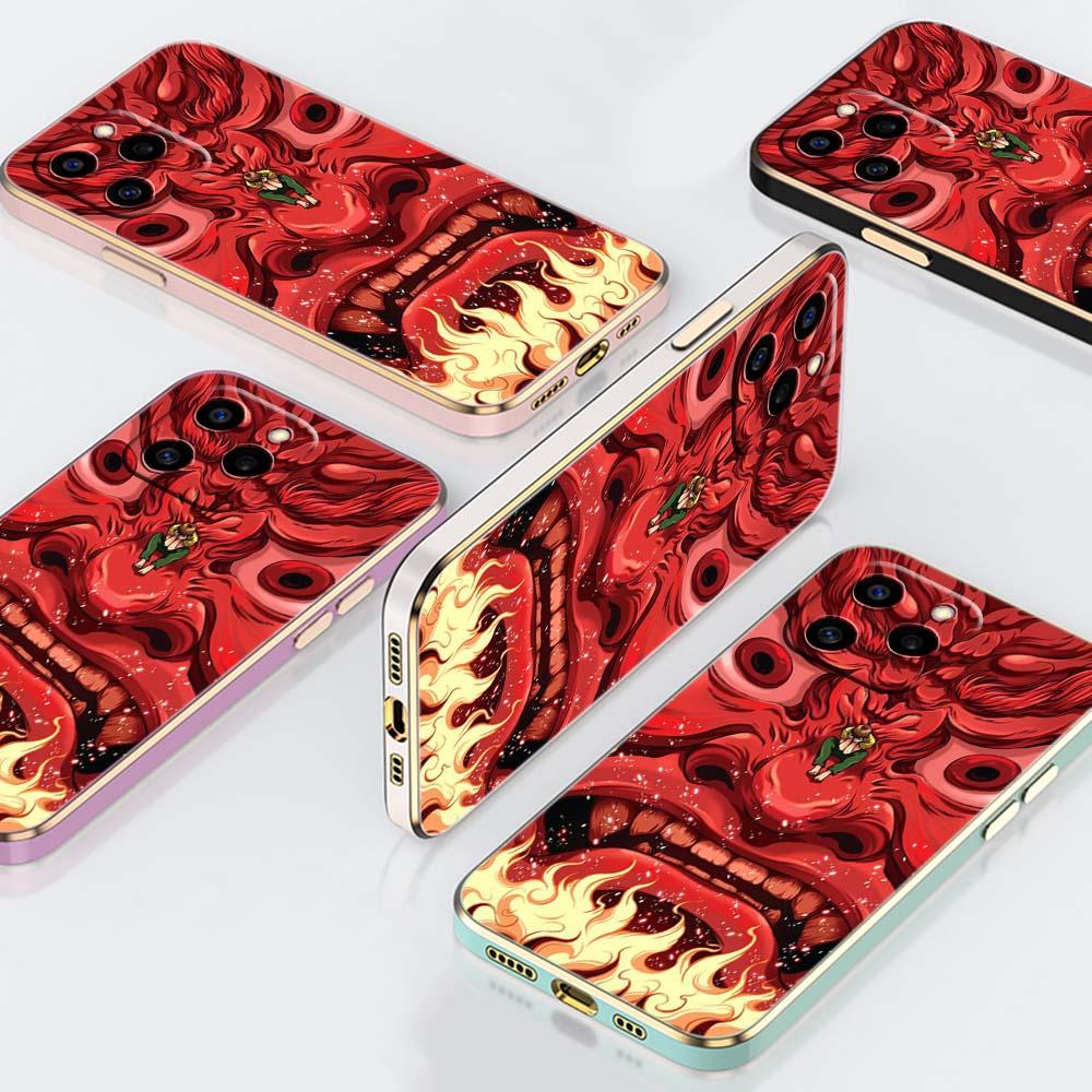 

N33 Год Дракона Арт Дизайн Золотой Покрытие Края Мягкий Чехол Для Телефона ТПУ Для Samsung S23 A14 A34 A54 Huawei Honor 90 Противоударная Задняя Крышка